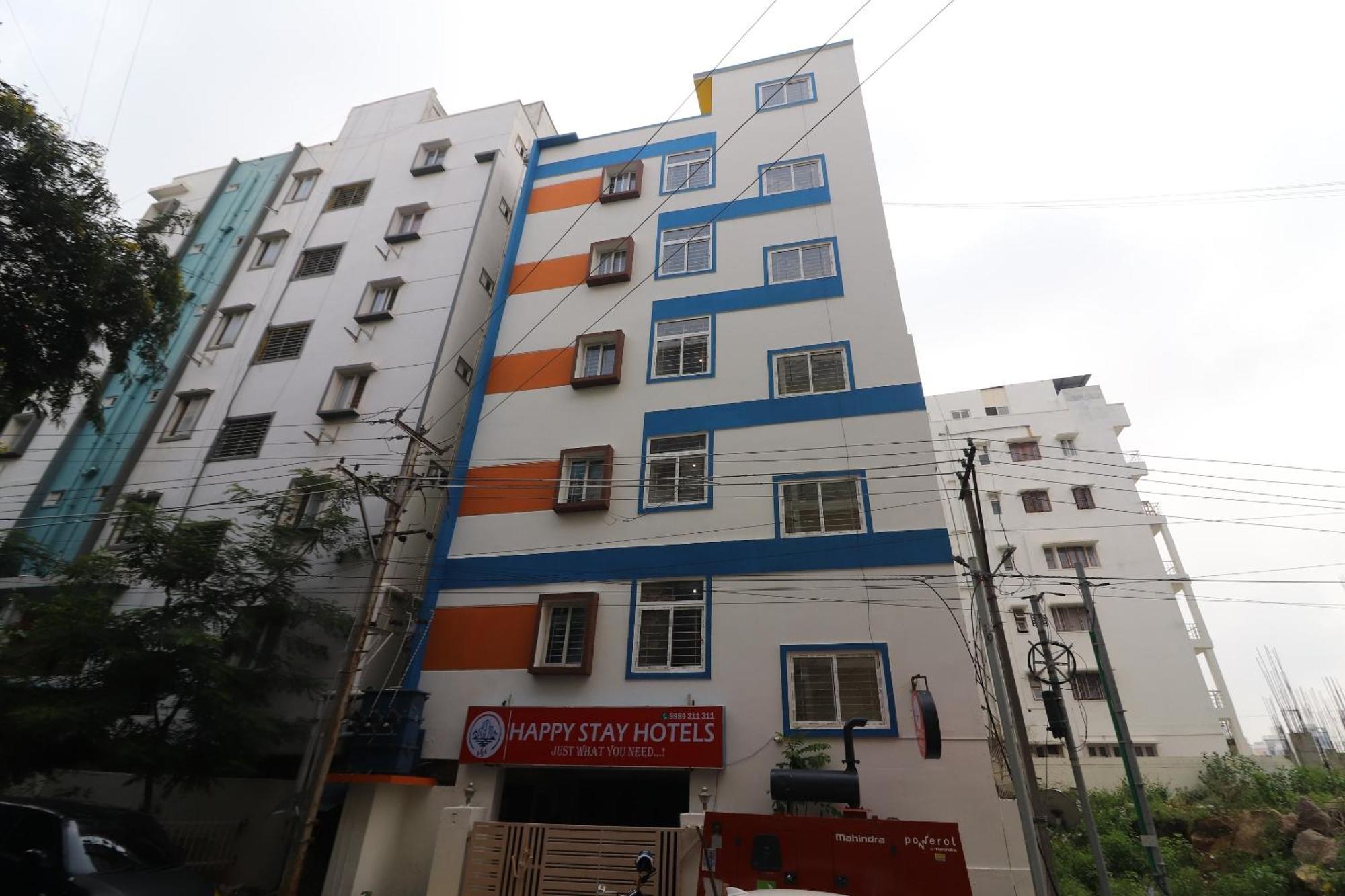 Oyo Happy Stay Hotels ไฮเดอราบัด ภายนอก รูปภาพ